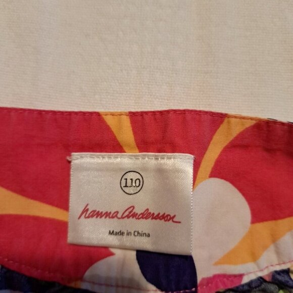 Hanna Andersson girls size 5 tank top floral design, vguc - Picture 2 of 5